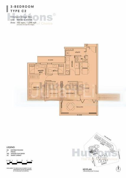 3 Bed Condo for Rent in  One Holland Village Residences / One Holland Village - Image 8